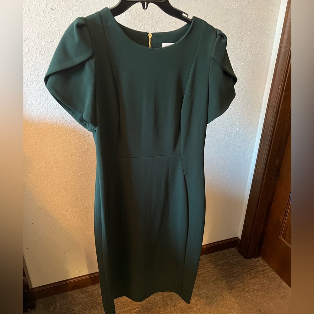 Puff-sleeve Calvin Klein Dress